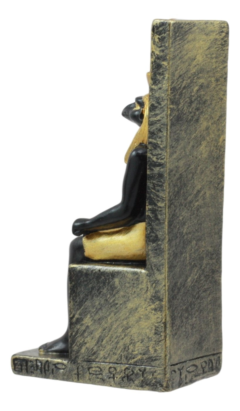 Ebros Egyptian Classical Deities Miniature Figurine Gods of Egypt Dollhouse Miniature Statue Legends of Ancient Egypt Educational Sculpture