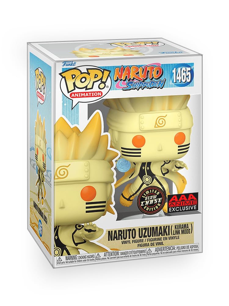 Funko Pop! Anime Naruto Shippuden - Naruto Kurama Link Mode (Chase Variant)