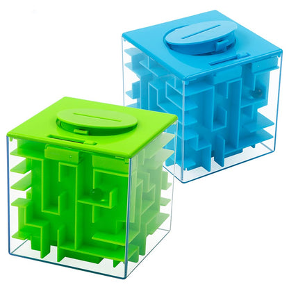 2 Pack Money Maze Puzzle Box for Kids and Adults