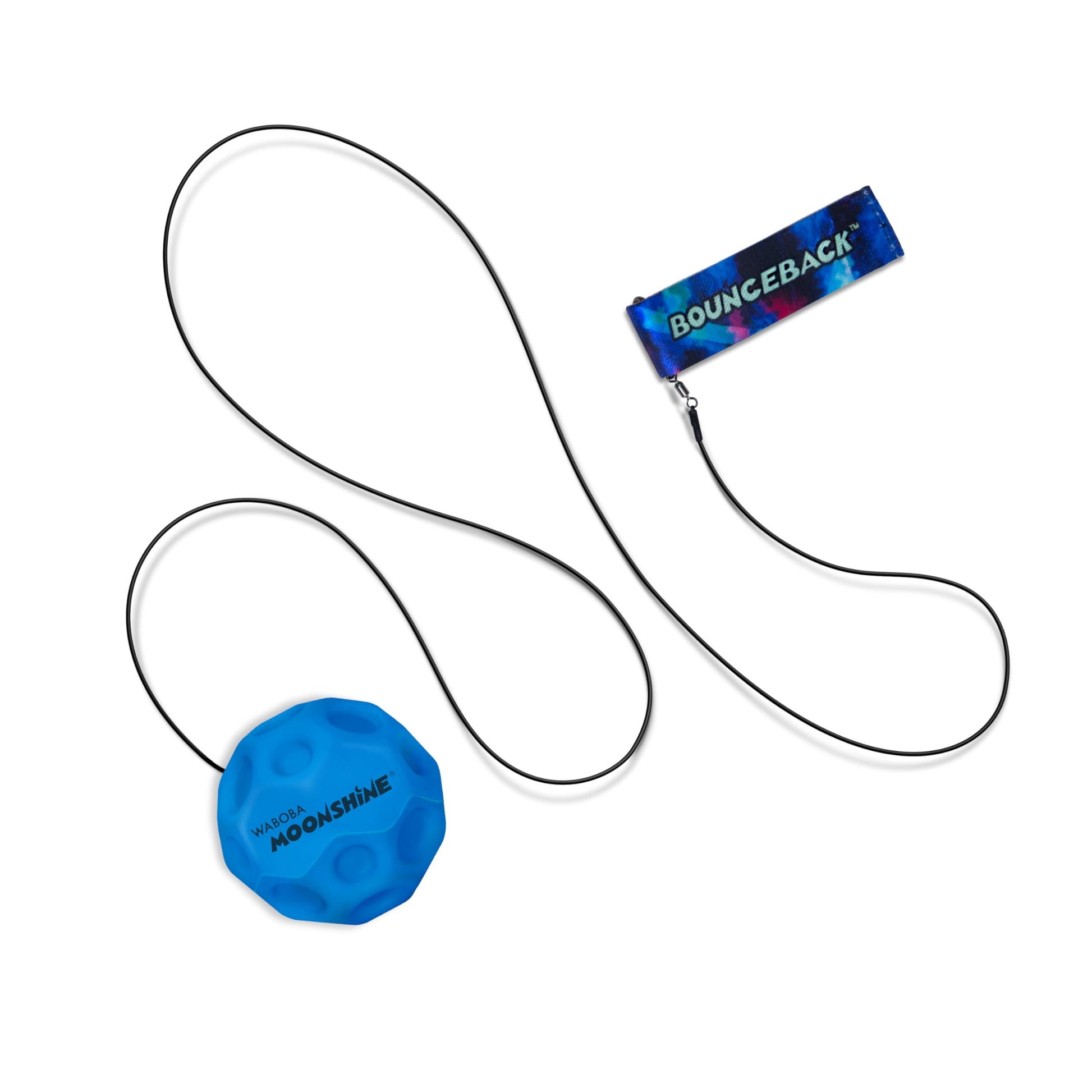 Waboba Bounceback Moonshine | Bouncy Balls with Strings | 2 Colors