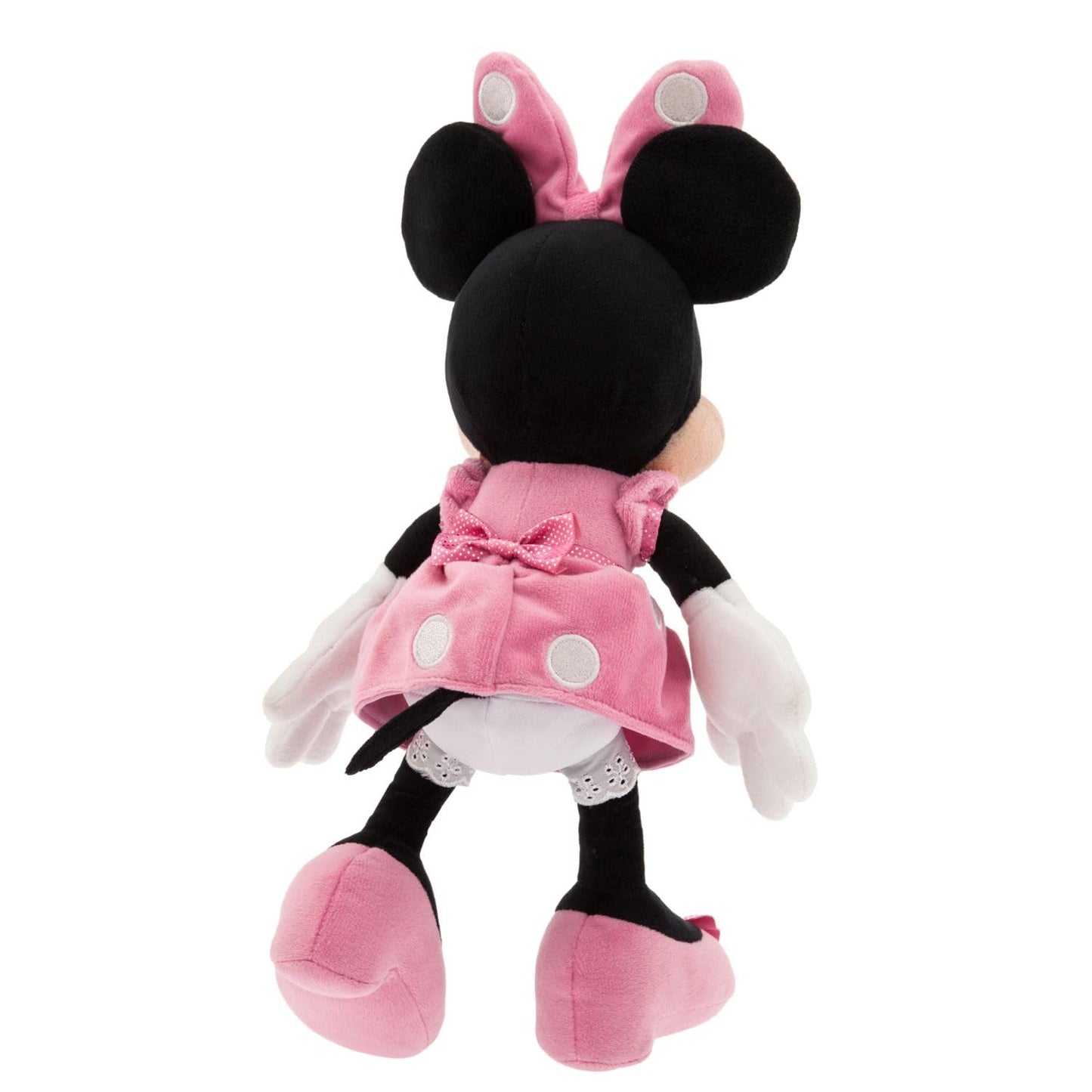 Disney Store Official Minnie Mouse Plush Toy in Pink - 14-Inch Soft Collectible - Timeless Design & Premium Quality - Ideal Gift Lovers - Perfect