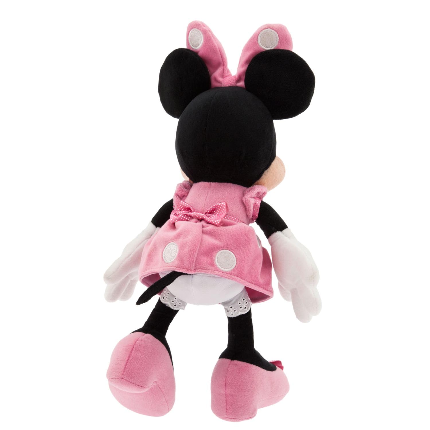 Disney Store Official Minnie Mouse Plush Toy in Pink - 14-Inch Soft Collectible - Timeless Design & Premium Quality - Ideal Gift Lovers - Perfect
