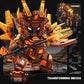 kececo Horse-Shaped Building Block Toy, Dual-Form Transformation Design, Mecha Robot Construction Playset, 573 Pieces