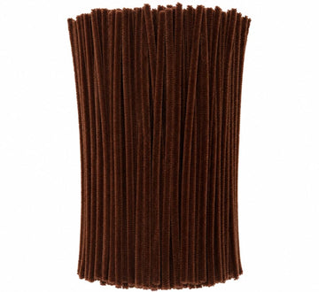 Brown Pipe Cleaners Chenille Stems(100 Pack) for DIY Art Craft Decorations Creative 12 inch