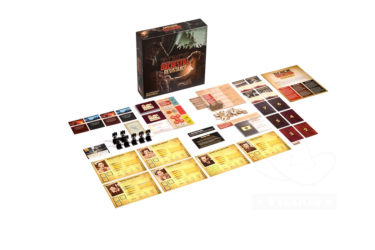 Victory Point Games Black Orchestra: Resistance Expansion - 3-Module Expansion for WWII Strategy Game, 6 New Conspirators, Adds Red Orchestra