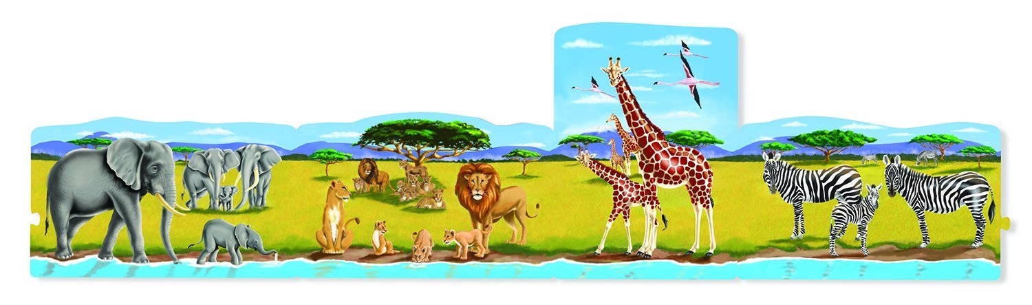Safari Linking Floor Puzzle (96 pc)
