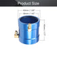 Fielect Motor Aluminum Water Cooling Jacket Metal Remote Control Model Boat Parts Blue Suitable for 36 Series Remote Control Boat Motor Parts