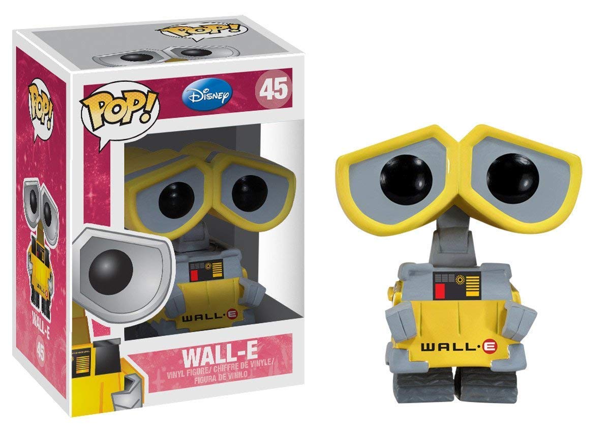 Funko Pop! Disney Pixar: Wall E Vinyl Figure (Bundled with Compatible Box Protector Case), Multicolored, 3.75 inches
