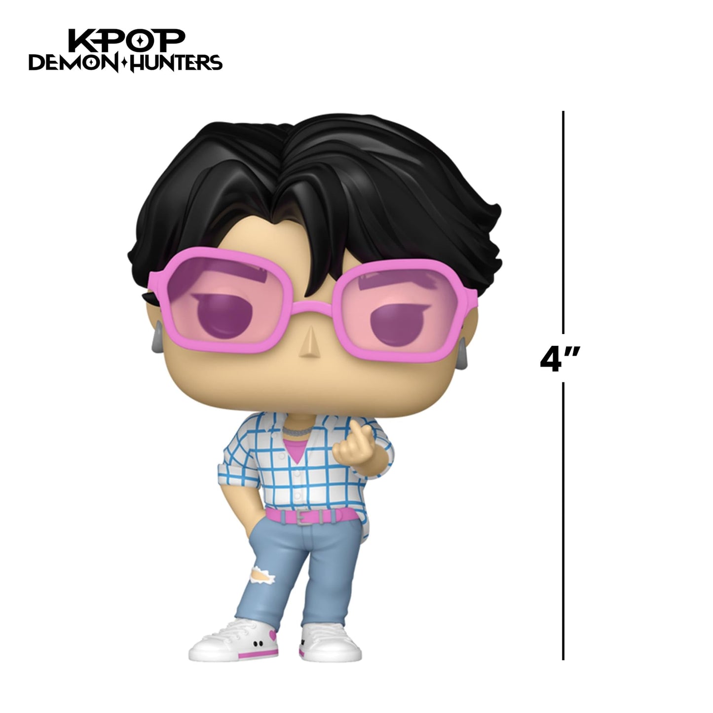Funko Pop! Animation: Kpop Demon Hunters - Jinu - 1/6 Odds for Rare Chase Variant - Collectable Vinyl Figure - Gift Idea - Official Merchandise - Toys