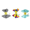 Baby Paper Crinkle Sensory Toy 3 Pack, Stripes Triangle Zig Zag, Washable