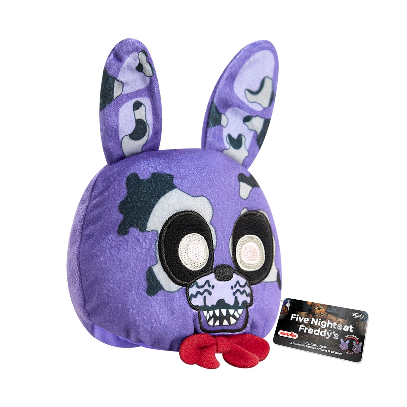 Funko Plush: Five Nights at Freddy's (FNAF) Reversible Heads - 4" Bonnie The Rabbit - Collectable Soft Plush - Birthday Gift Idea - Official