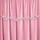 xo, Fetti Girls Gone Mild Banner - Iridescent Foil | 6 Ft. | Bow Bachelorette Decorations, Birthday Party Sign, Coquette Graduation Background, Bach