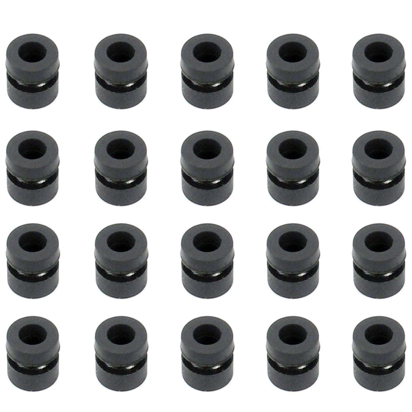 RLECS 20pcs M3 Damping Ball for FPV F4 Flight Controller Anti Vibration Damper Washer RC Models DIY Part M3 Mounting Hole Shock Absorption Suspension