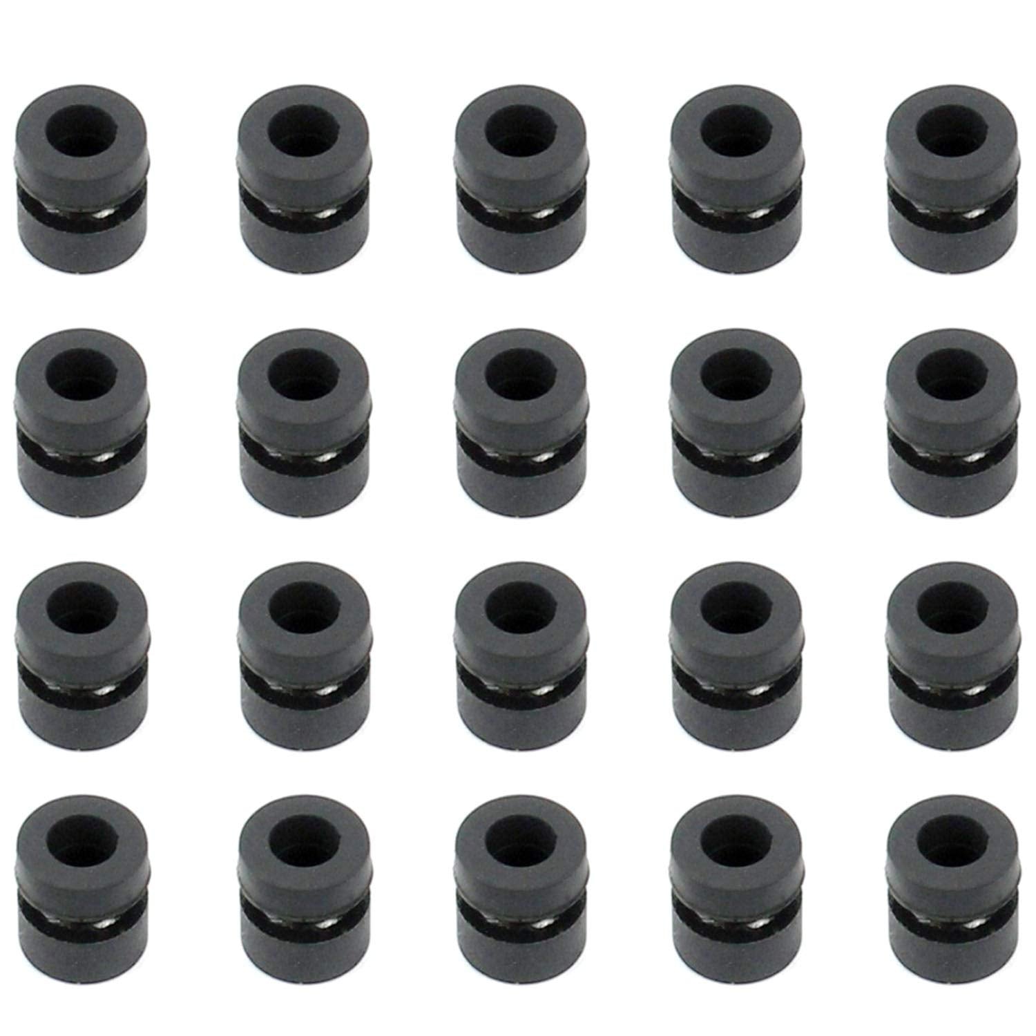 RLECS 20pcs M3 Damping Ball for FPV F4 Flight Controller Anti Vibration Damper Washer RC Models DIY Part M3 Mounting Hole Shock Absorption Suspension