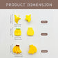 100 Pcs 1/12 Scale Mini Bananas, Miniature Artificial Bananas, Resin Banana, Lifelike Yellow Bananas, Fake Simulated Banana, Miniature Fruit for Mini