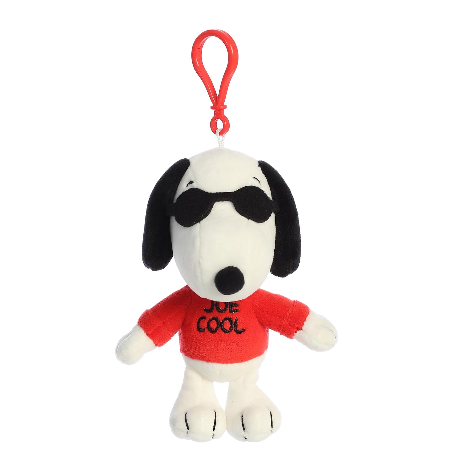 Aurora® Adorable Peanuts® Joe Cool Clip-On Stuffed Animal - Officially Licensed Toys for All Snoopy Fans - Nostalgic Gift for Adults and Birthday