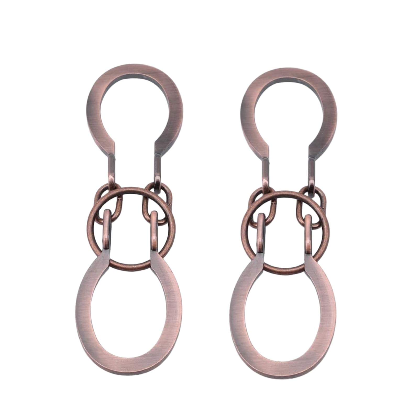2Pcs God Lock Puzzle Metal Ring Solution Intellectual Deduction Unlock Puzzle Brain Tease Unlock Horseshoe Buckle Gift