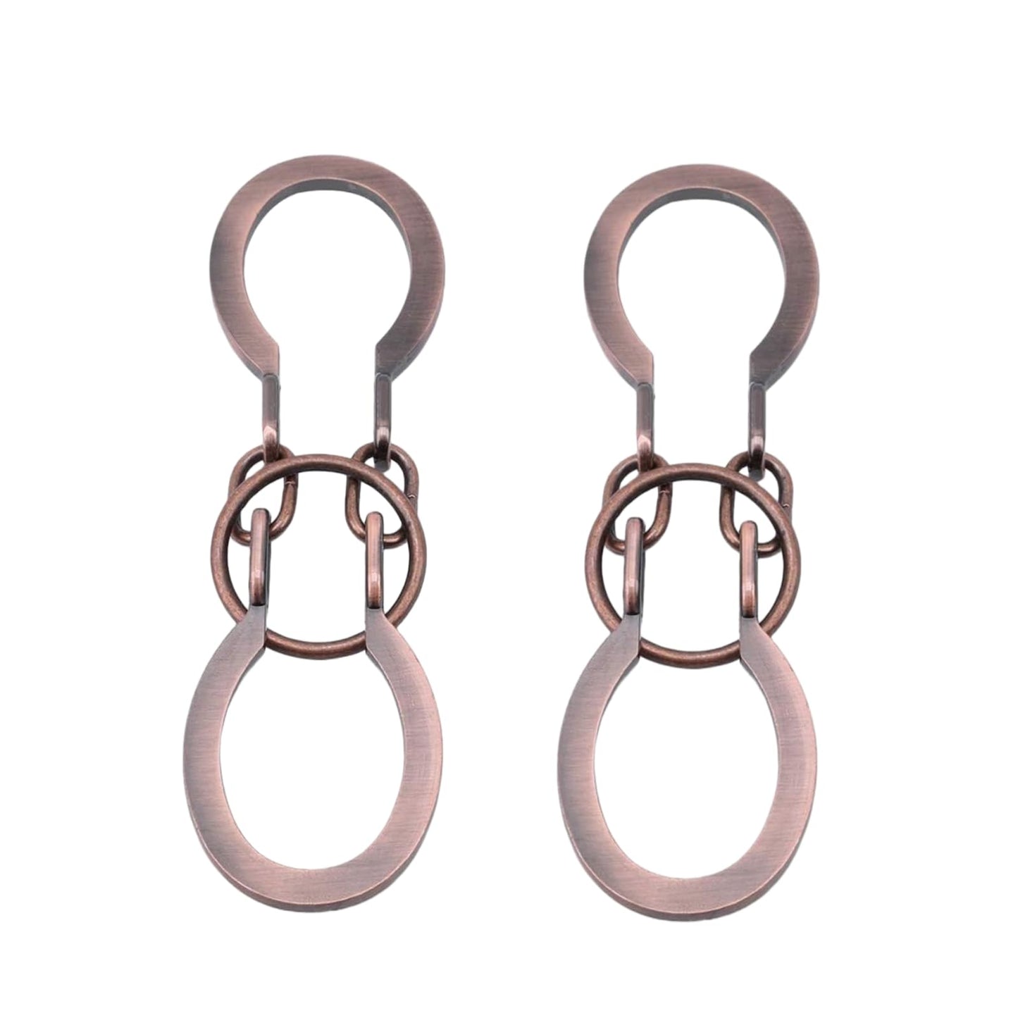 2Pcs Puzzle Ring Brain Teaser Puzzles - Metal Horseshoe Cast Puzzle Game Unlock Interlock Puzzles Box Mind IQ Logic Test Disentanglement Games