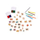 Melissa & Doug Deluxe Wooden Stamp Set: Animals - 30 Stamps, 6 Markers, 2 Stamp Pads Kids Art Projects, Wooden Stamps with Washable Ink, for Kids Ages