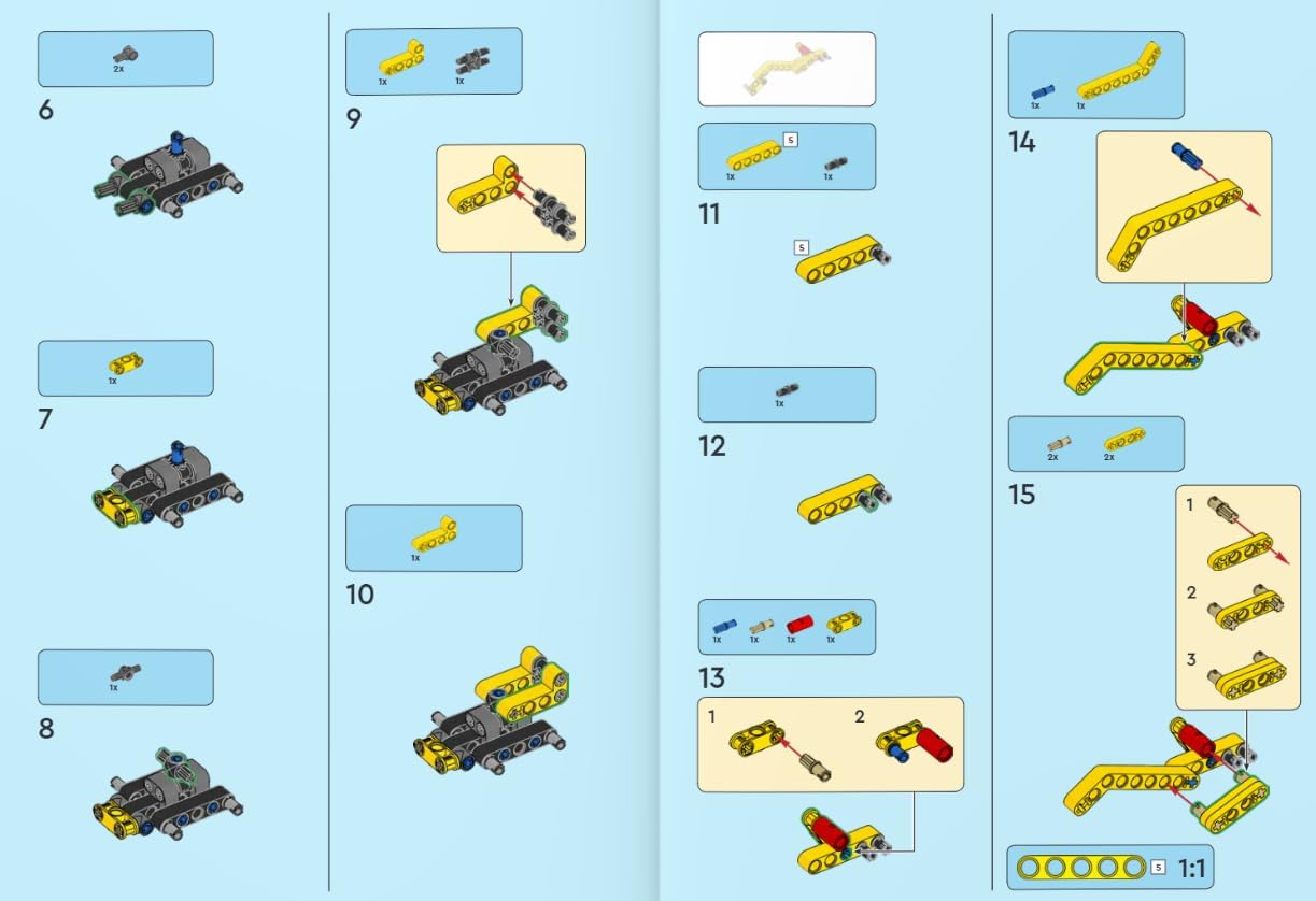 LEGO Technic Mini Set: Excavator Mini-Set Ages 7+ (65 pcs)