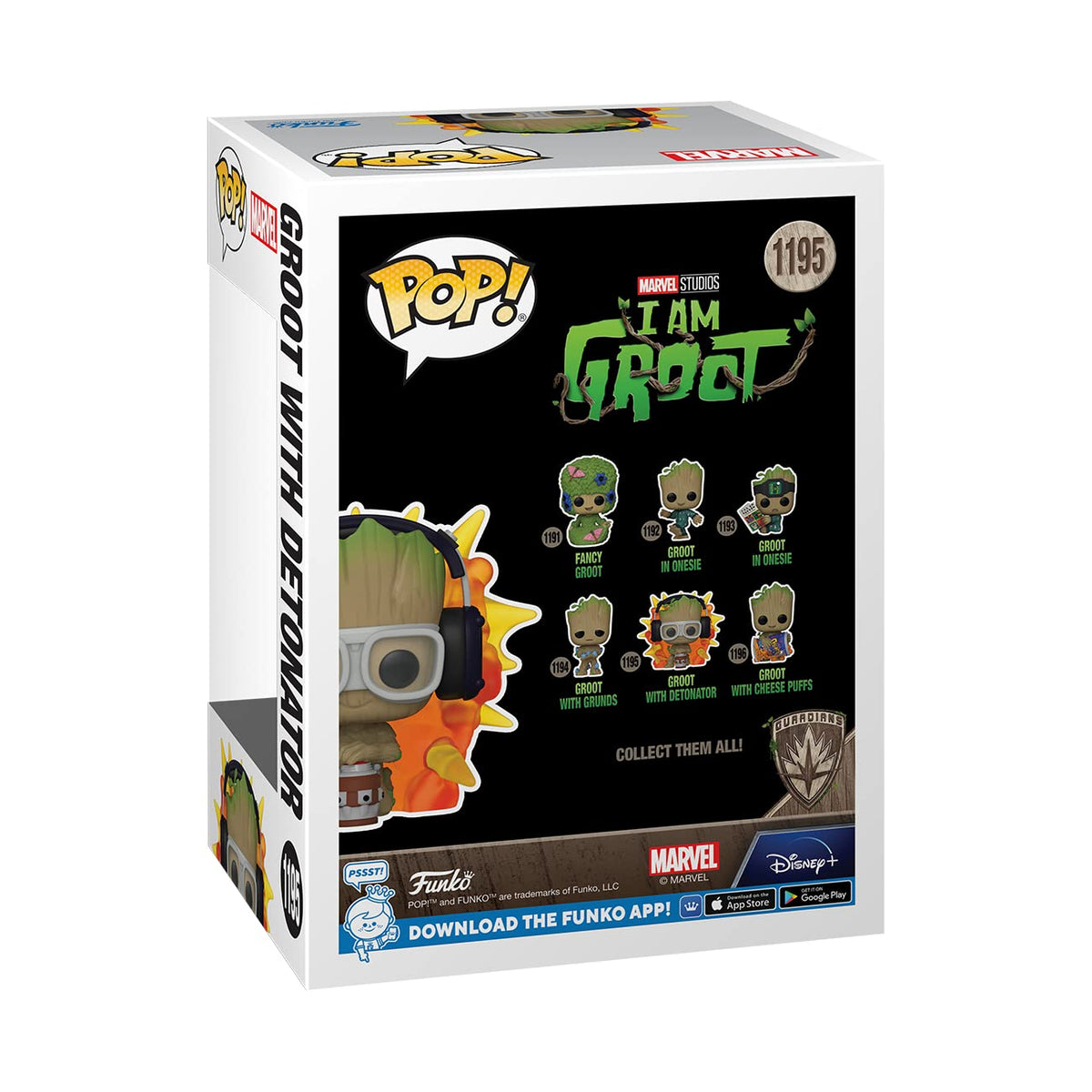Funko POP! Marvel: Guardians of the Galaxy - Groot with Detonator
