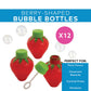 Fun Express Berry-Shaped Bubble Bottles 12 Pack
