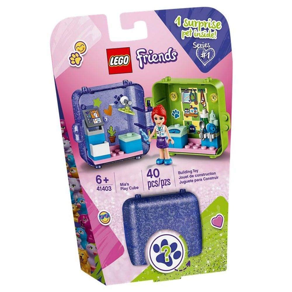 LEGO Friends Mia’s Play Cube 41403 Building Kit, Playset Includes Collectible Mini-Doll, for Imaginative Play, New 2020 (40 Pieces)