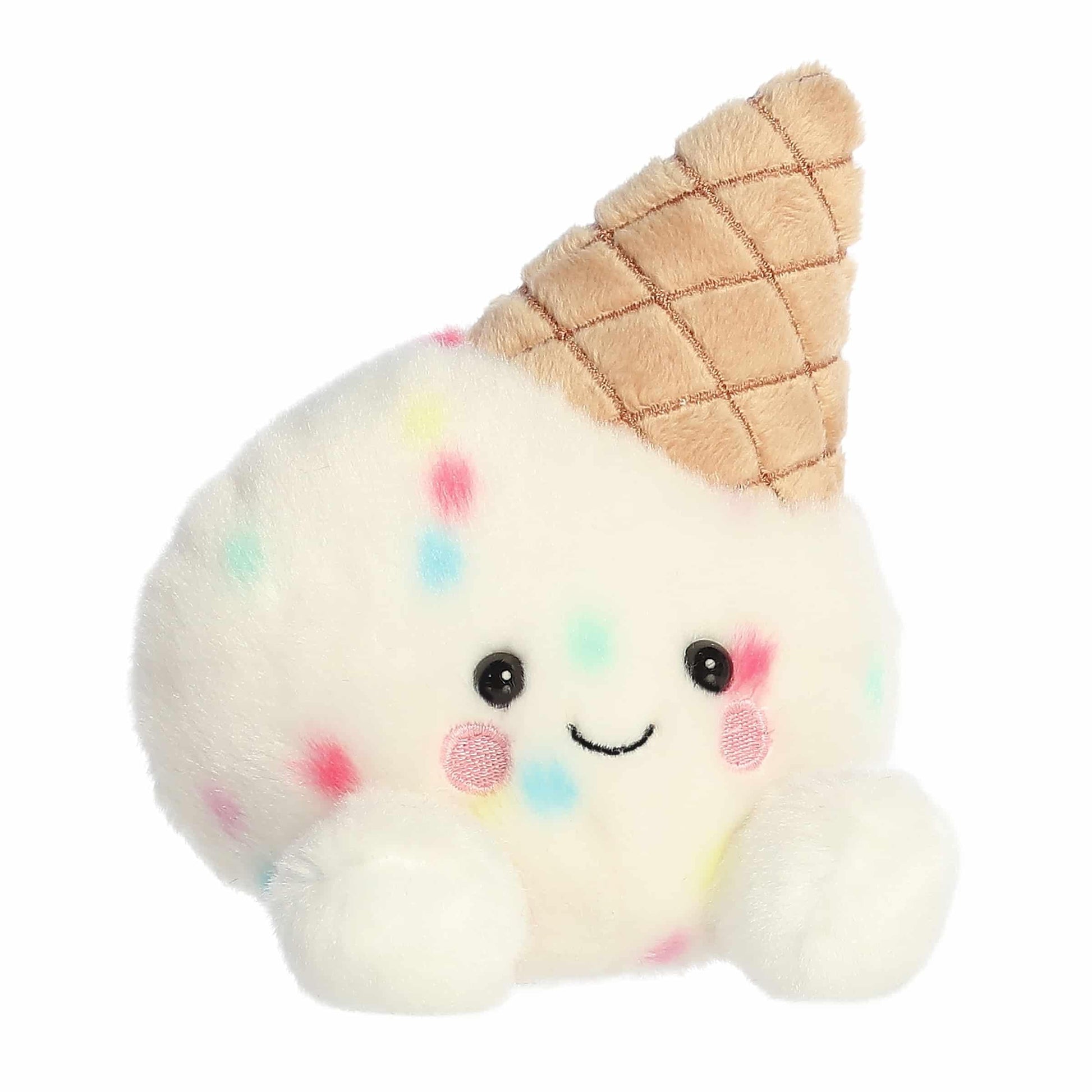 Aurora® Adorable Palm Pals™ Sprinkle Ice Cream™ Stuffed Animal - Fun Collectible Plush for Kids and Adult Collectors - Perfect for Decorating Rooms