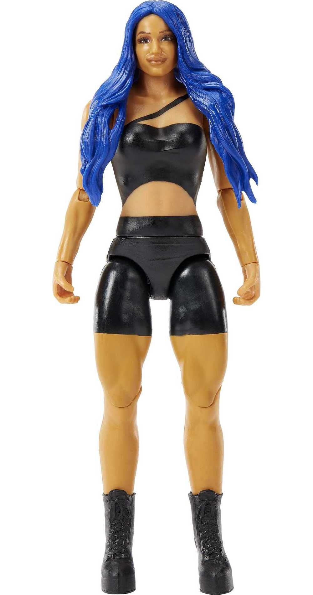 WWE Sasha Banks Basic Action Figure, Posable 6-inch Collectible for Ages 6 Years Old & Up