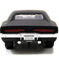 Jada Toys Furious 7 1970 Dodge Charger - 1:24 Scale Die-cast Vehicle - Opening Doors, Hood, Trunk - Rubber Tires - Ages 8+ - Glossy Black