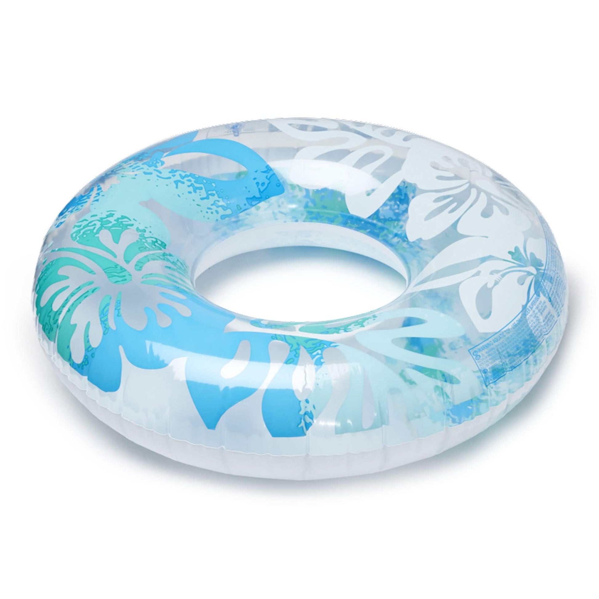 Intex Inflatable Clear Color Swim Tubes Blue