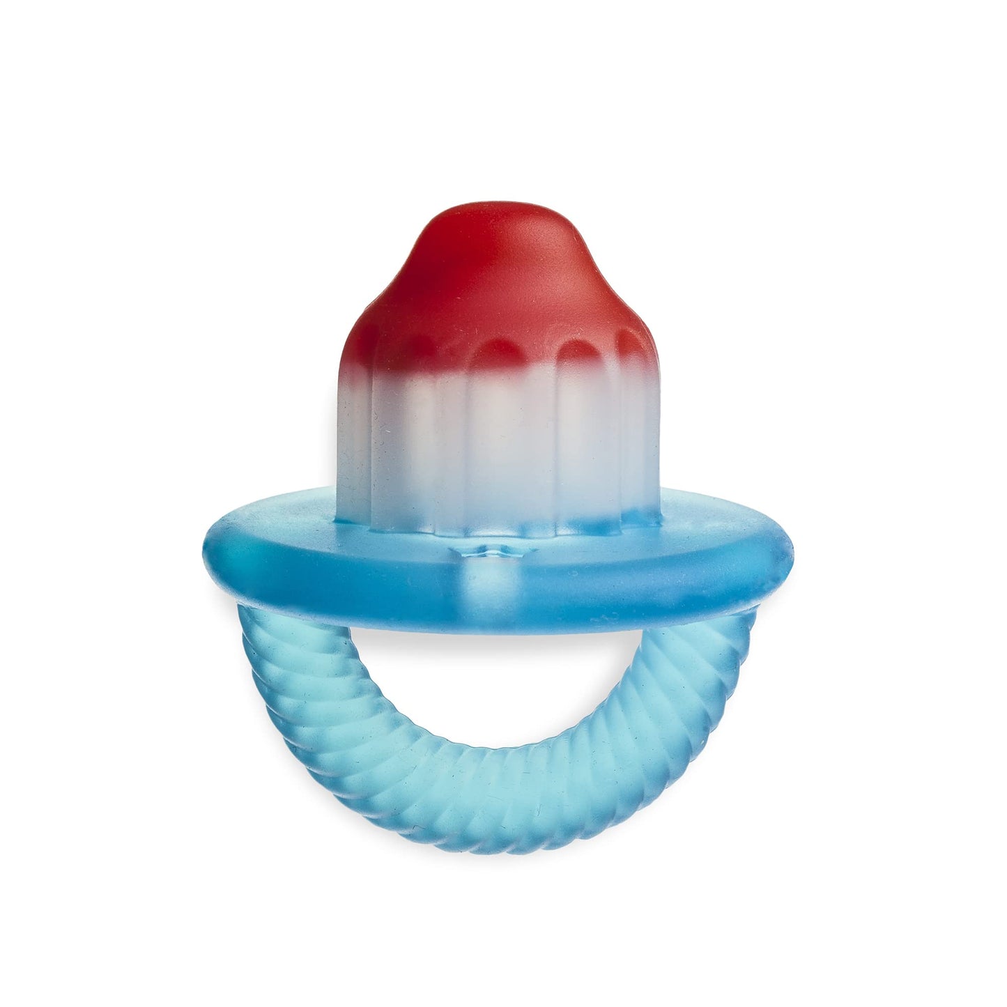 Itzy Ritzy Silicone Teensy Teether - Flexible, Soft & Hollow Baby Teething Toy with Easy-to-Hold Handle - Designed for Ages 3 Months and Up (Hero Pop)