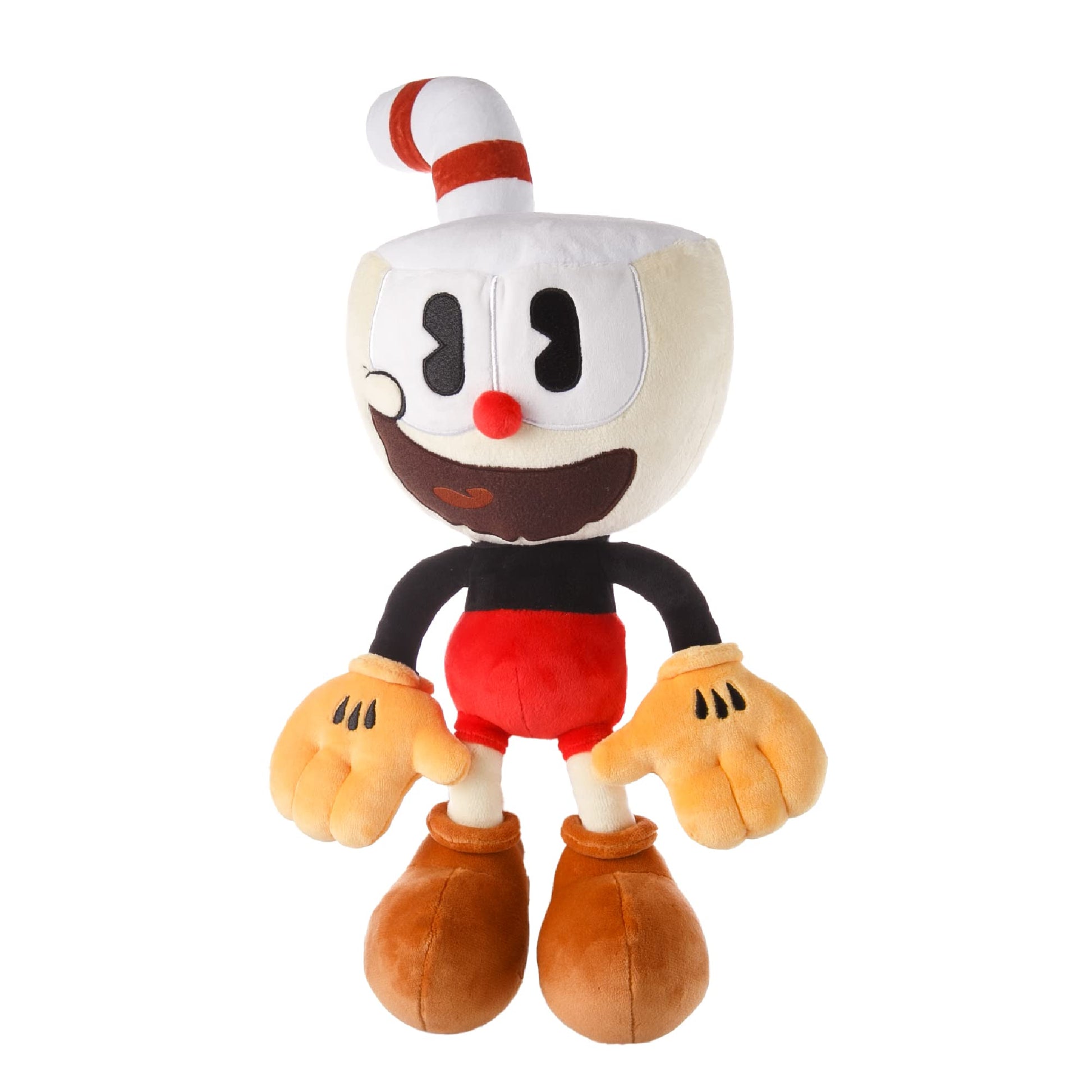 Cuphead Plush Toy 15 Inches - Plush Toy -Super Soft and Huggable Stuffed Doll of The Cuphead Show! Character for Kids and Fans of All Ages - Perfect