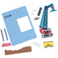 Construction Vbs Picture Frame Craft Kit (12Pc) - Crafts for Kids and Fun Home Activities