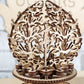 UGEARS Mechanical Flower 3D Wooden Puzzles for Adults - Wooden Model Kits for Adult Mechanical Flower Models Open and Close Wood Creations Brain