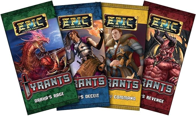 Wise Wizard Games, Epic Card Game Bundle: Base Set, Guardians of Gowana, Duels Boxed Sets Plus 4 Lost Tribe Card Packs, 4 Pantheon Packs, 4 Tyrants, 4