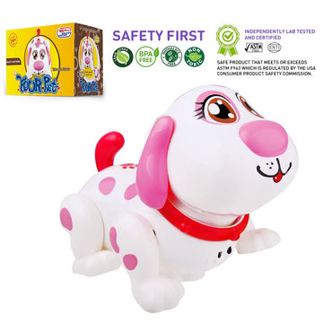 WEofferwhatYOUwant Robot Dog Helen - Interactive Talking Puppy for Girls - Electronic Pet Toy Walks, Talks, Barks, Dances & Sings - Touch Sensors