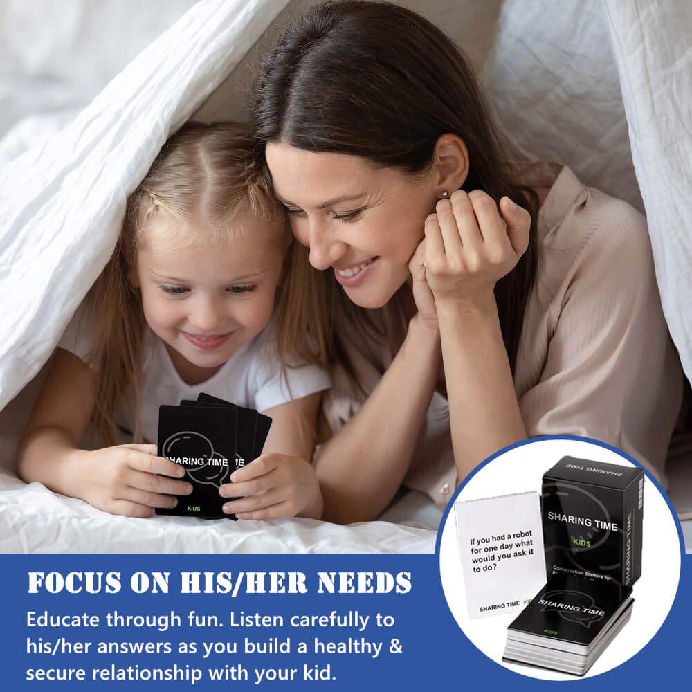 Family Conversation Cards for Kids and Parents Conversation Starters Fun