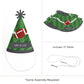 Big Dot of Happiness End Zone - Football - Cone Happy Birthday Party Hats for Kids and Adults - Set of 8 (Standard Size)