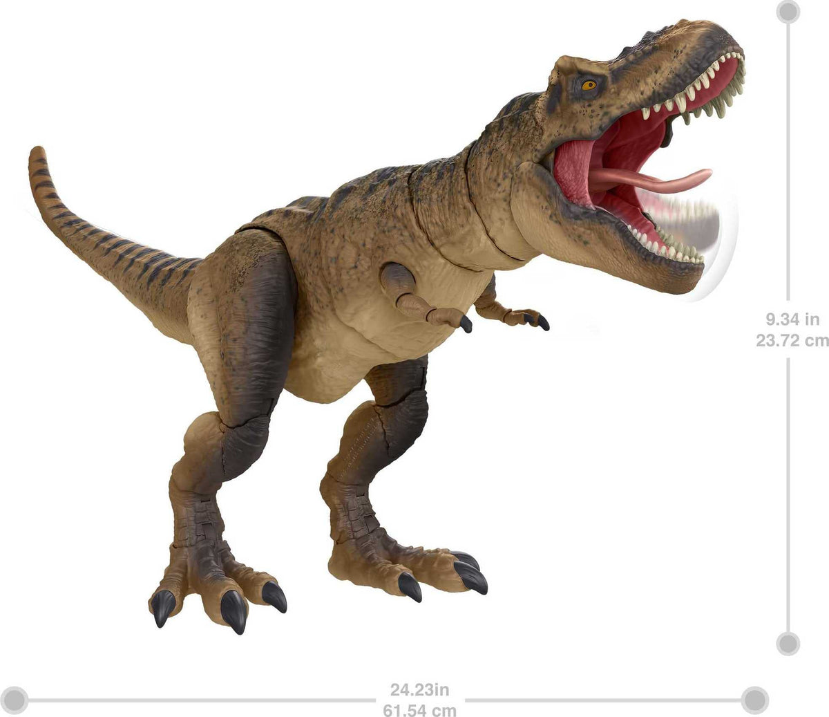 Mattel Jurassic World Mattel Jurassic Park Hammond Collection T Rex, Tyrannosaurus Rex Collector 24-in Dinosaur Figure, Deluxe Articulation