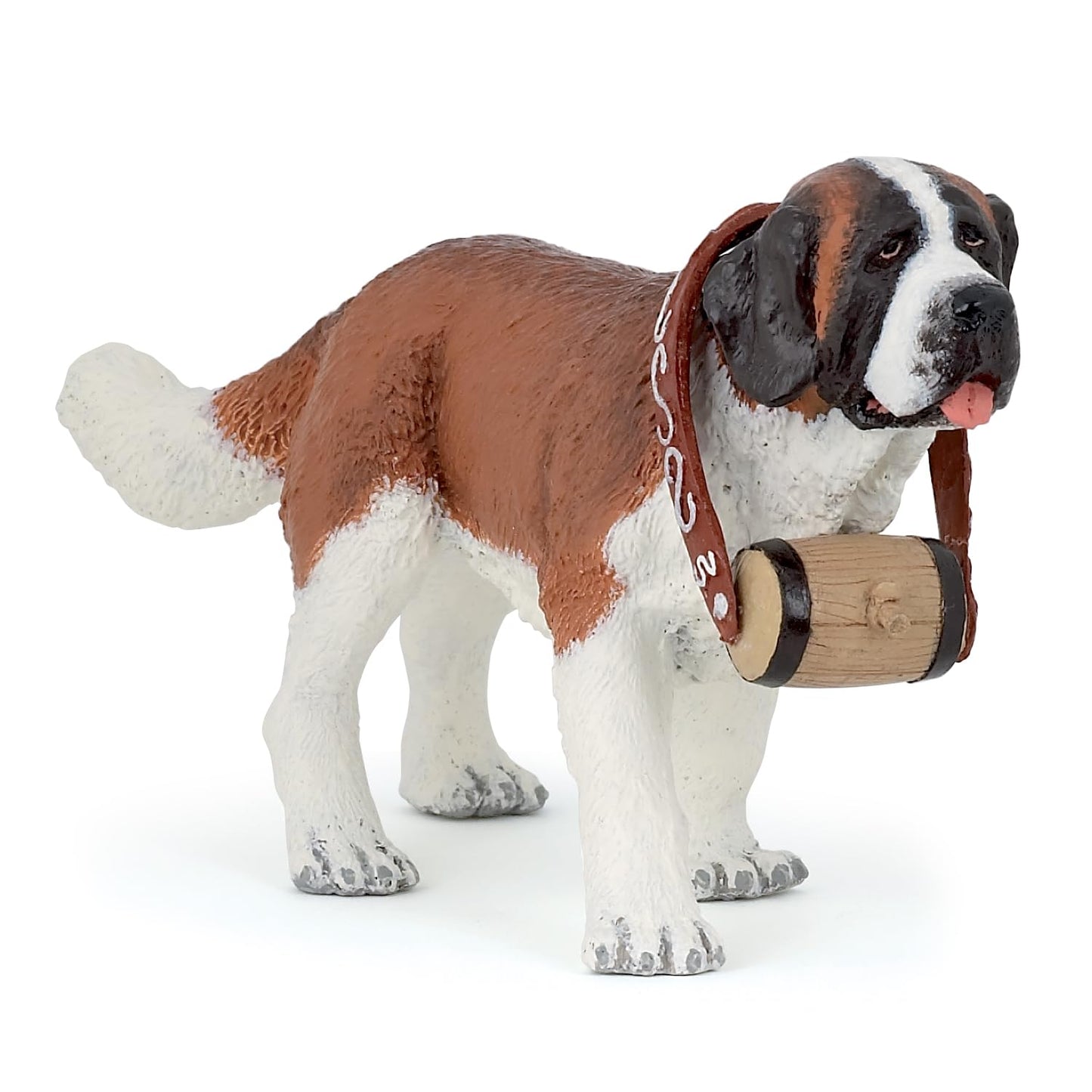 Papo - Realistic Saint Bernard Figure Toy for Kids - Ages 3+ - Dogs and Cats Collection - Educational Play Pets - Gift Idea Toy for Girls and Boys