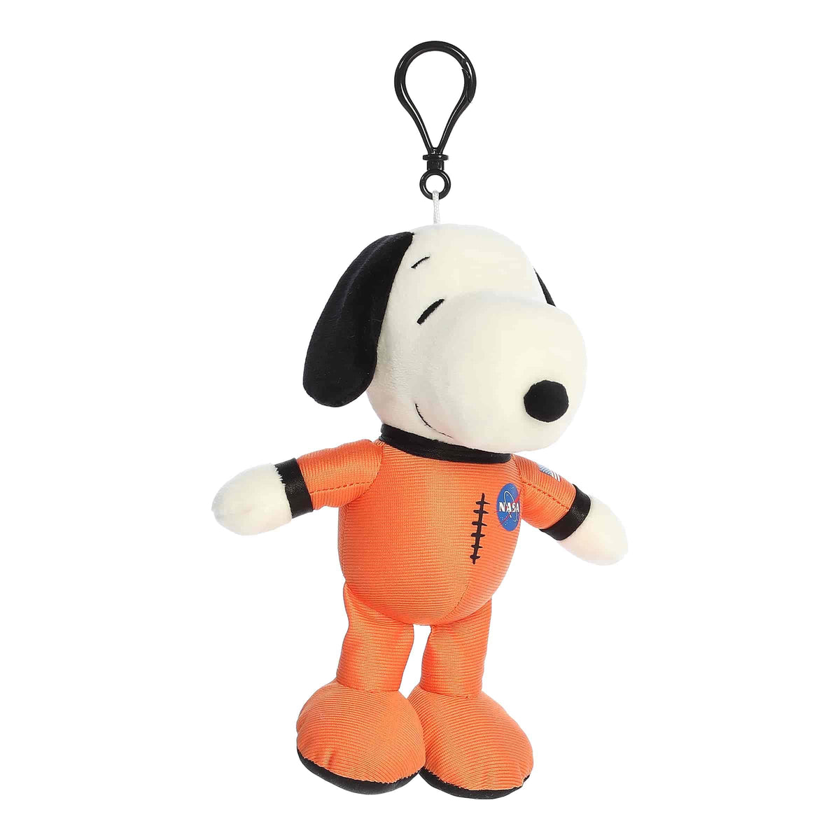 Aurora Peanuts 7" Orange Spacesuit Snoopy Adorable Clip-On