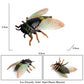 JOKFEICE Realistic Cicada Figurine, Insect Toy for Science & Cake Toppers