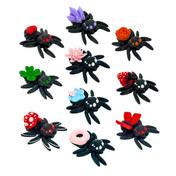 EnderToys 10-Piece Mini Spiders - 3D Printed Spider Fidgets