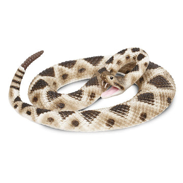 Safari Ltd. Eastern Diamondback Rattlesnake Figurine - Realistic 40" Model Figure - Educational Toy for Boys, Girls, and Kids Ages 18M+