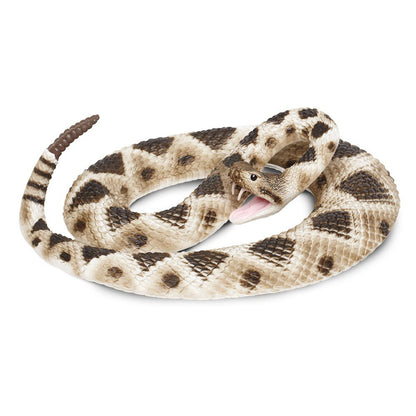 Safari Ltd. Eastern Diamondback Rattlesnake Figurine - Realistic 40" Model Figure - Educational Toy for Boys, Girls, and Kids Ages 18M+