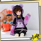 New 1/3, 1/4, 1/6BJD Doll Clothes Cute Cat Sweater for Large 1/6, Yosd, 30cm 45cm 60cm Bjd SD DD Doll Accessories (Black-Purple,1/4)