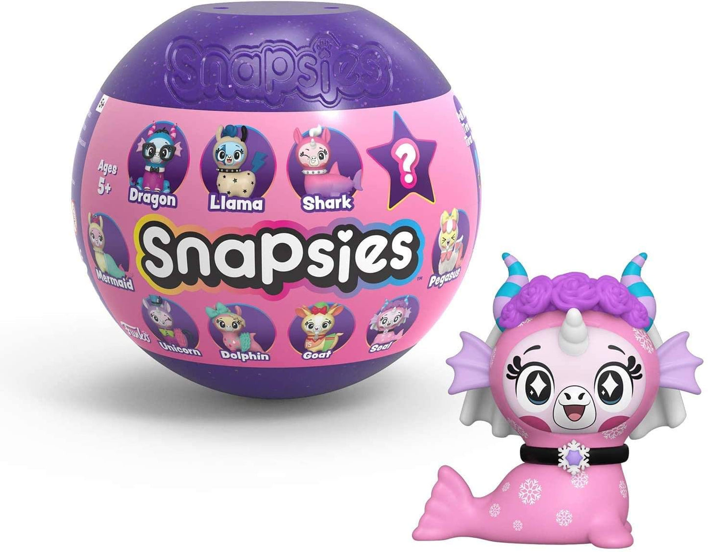 Funko Snapsies Toy, Mix and Match Surprise Blind Capsule (One Capsule) with Accessories, Gift for Girls Ages 5 and Up