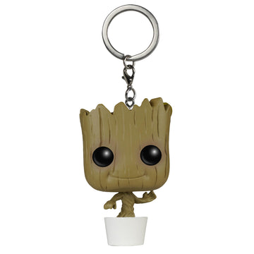 Funko Pocket POP! Keychain: Baby Groot - Guardians of The Galaxy Novelty Keyring - Collectible Mini Figure - Stocking Filler - Gift Idea - Official