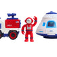 Space Adventure Space Capsule Playset with Light-Up Door, Lunar Rover & 2 Astronaut Figures, Plastic Space Toy & Collectible for Kids Ages 3+